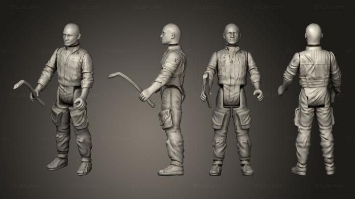 Figurines heroes, monsters and demons (Boba fett Tusken slave, STKM_4462) 3D models for cnc