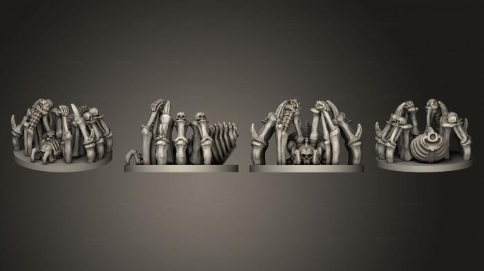 Figurines heroes, monsters and demons (Bone Construct Spider 001, STKM_4476) 3D models for cnc