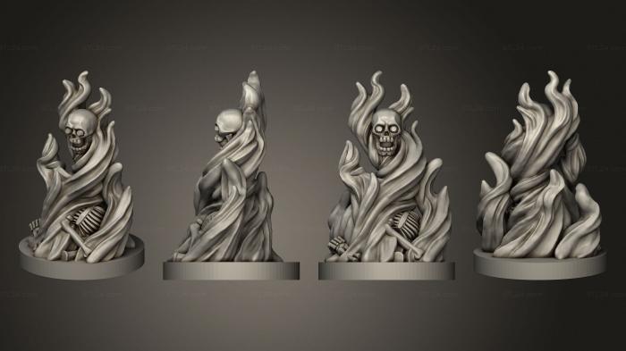 Статуэтки герои, монстры и демоны (Костяной Конструктивный Паук 002, STKM_4477) 3D модель для ЧПУ станка