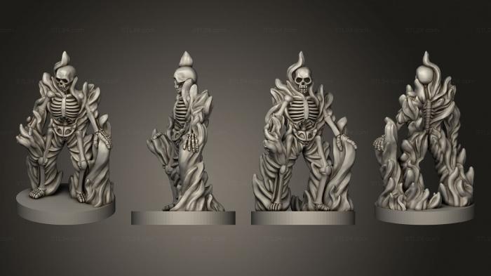 Статуэтки герои, монстры и демоны (Костяной Конструктивный Паук 003, STKM_4478) 3D модель для ЧПУ станка