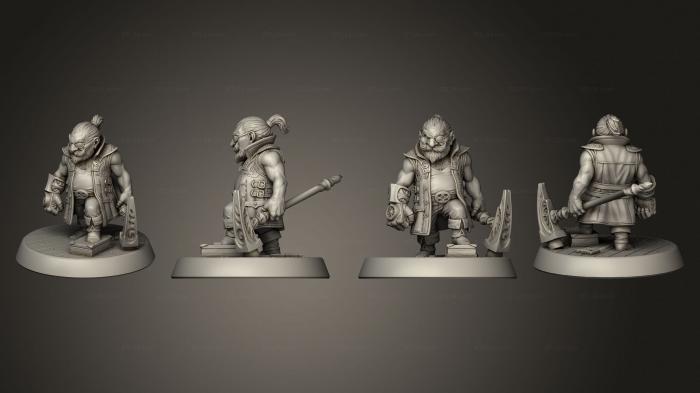 Figurines heroes, monsters and demons (Boris Pummeler, STKM_4493) 3D models for cnc