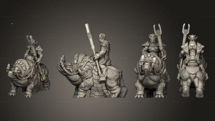 Figurines heroes, monsters and demons (Bounty Hunter on Uscon Based, STKM_4499) 3D models for cnc