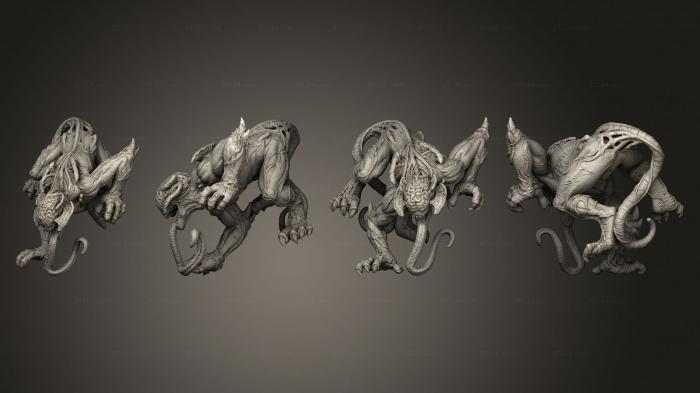 Figurines heroes, monsters and demons (Brain Tyrant, STKM_4503) 3D models for cnc