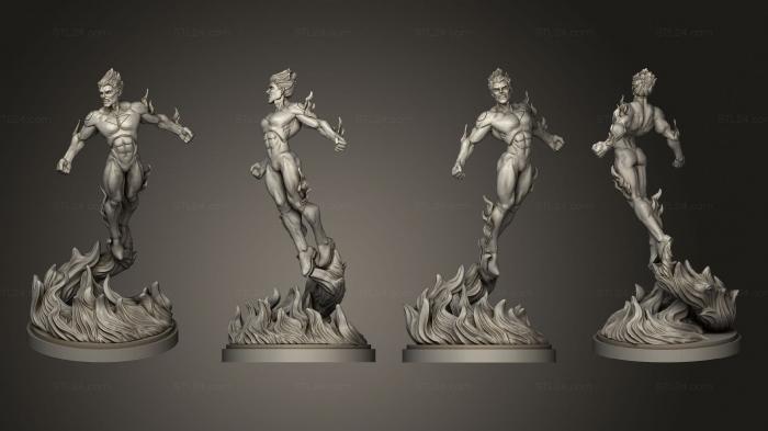 Figurines heroes, monsters and demons (Burnout, STKM_4522) 3D models for cnc