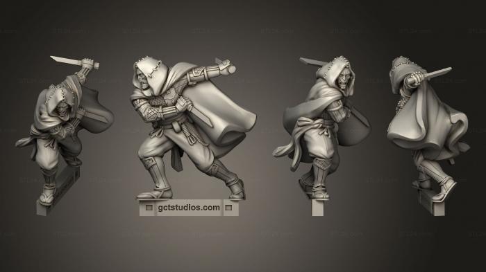 Figurines heroes, monsters and demons (bushido Ito Isas, STKM_4523) 3D models for cnc