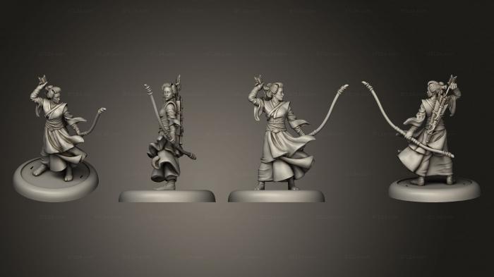 Figurines heroes, monsters and demons (bushido Ronin Yanjing, STKM_4531) 3D models for cnc