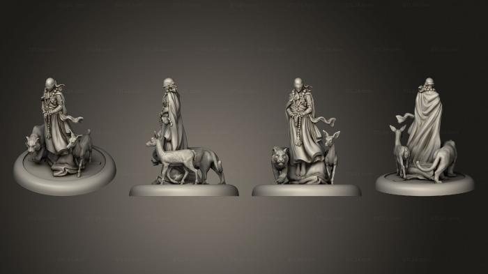 Figurines heroes, monsters and demons (bushido Temple of Ro Kan Monk, STKM_4538) 3D models for cnc