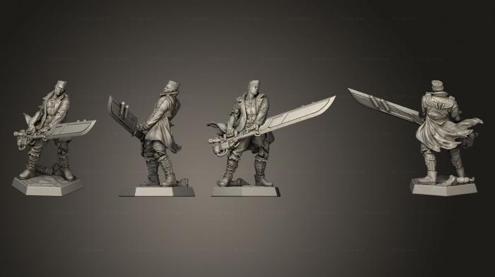 Figurines heroes, monsters and demons (Buster Scrapyard Warrior, STKM_4539) 3D models for cnc