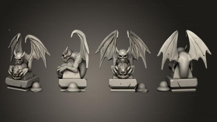 Figurines heroes, monsters and demons (Cae Gate Entrance Up Left, STKM_4556) 3D models for cnc