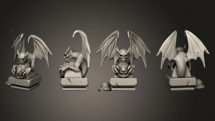 Figurines heroes, monsters and demons (Cae Gate Entrance Up Right, STKM_4557) 3D models for cnc