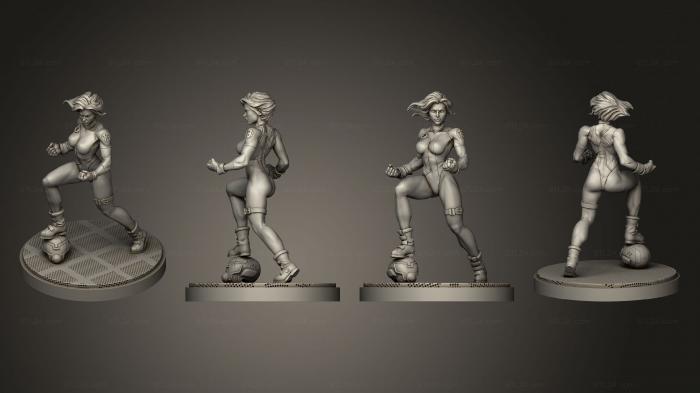 Figurines heroes, monsters and demons (Caitlin Fairchild, STKM_4560) 3D models for cnc