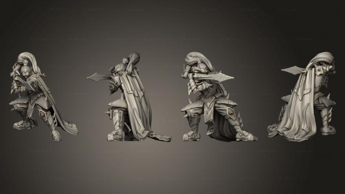 Figurines heroes, monsters and demons (Caleb Bludworth, STKM_4561) 3D models for cnc