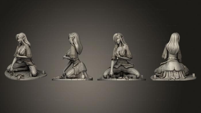Figurines heroes, monsters and demons (Camellia Bulkamancer, STKM_4562) 3D models for cnc