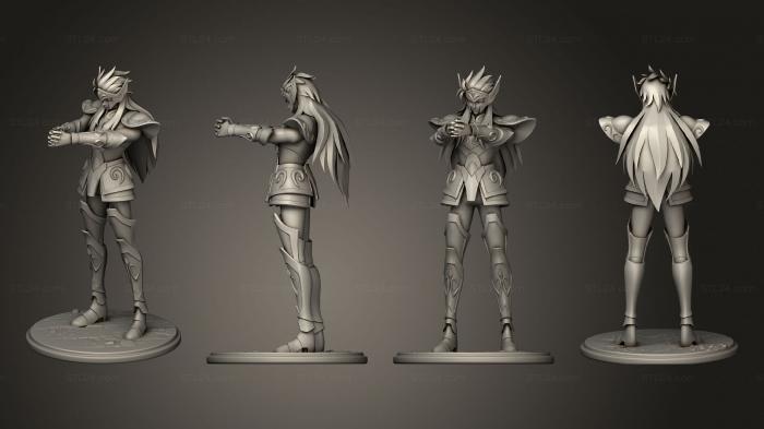 Figurines heroes, monsters and demons (Camus de Acuario, STKM_4564) 3D models for cnc