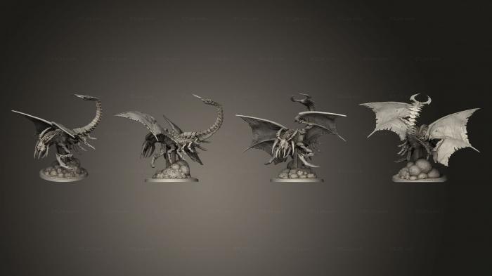 Figurines heroes, monsters and demons (Cave Terror, STKM_4594) 3D models for cnc