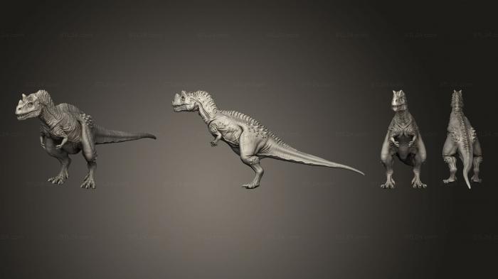Figurines heroes, monsters and demons (Ceratosaurus Pose 3, STKM_4616) 3D models for cnc