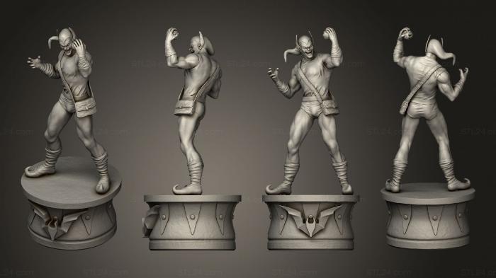 Figurines heroes, monsters and demons (CFD Green Goblin Split keyed and Full, STKM_4628) 3D models for cnc