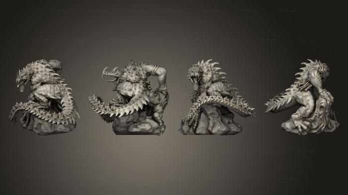 Figurines heroes, monsters and demons (Change Daemon 1, STKM_4632) 3D models for cnc
