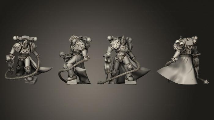 Figurines heroes, monsters and demons (Chaos Champion, STKM_4633) 3D models for cnc