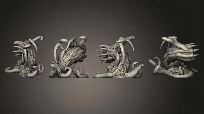 Figurines heroes, monsters and demons (Chaos Creature 1 Base 005, STKM_4635) 3D models for cnc