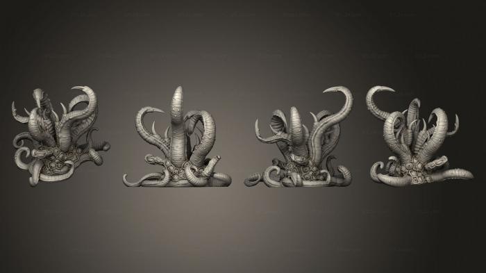Figurines heroes, monsters and demons (Chaos Creature 3, STKM_4636) 3D models for cnc