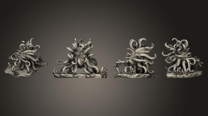 Figurines heroes, monsters and demons (Chaos Creature 5 Base 002, STKM_4639) 3D models for cnc