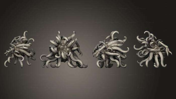 Figurines heroes, monsters and demons (Chaos Creature 5, STKM_4640) 3D models for cnc