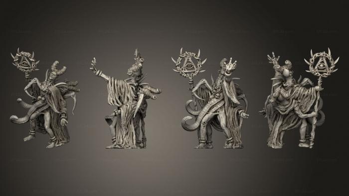 Figurines heroes, monsters and demons (Chaos Sorcerer Body, STKM_4646) 3D models for cnc