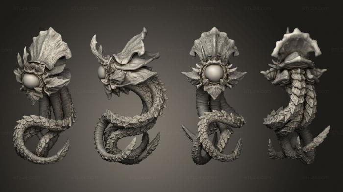 Figurines heroes, monsters and demons (Chitinous Watcher, STKM_4686) 3D models for cnc