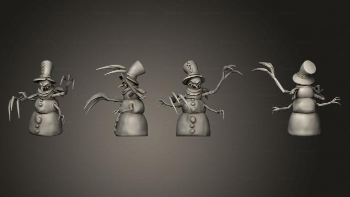 Figurines heroes, monsters and demons (christmas tree 006, STKM_4691) 3D models for cnc