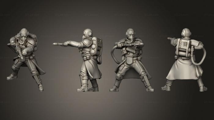 Figurines heroes, monsters and demons (cinder 1, STKM_4694) 3D models for cnc