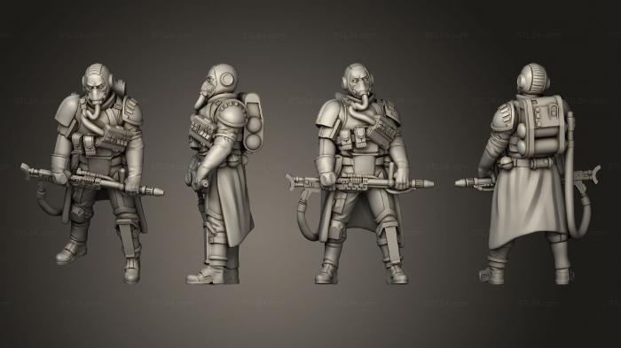 Figurines heroes, monsters and demons (cinder 2, STKM_4695) 3D models for cnc