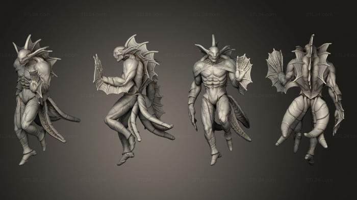 Статуэтки герои, монстры и демоны (Цирковое Гротескное Тело 001, STKM_4696) 3D модель для ЧПУ станка