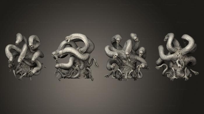 Figurines heroes, monsters and demons (Comet Lord Minis 113 False Hydra, STKM_4730) 3D models for cnc