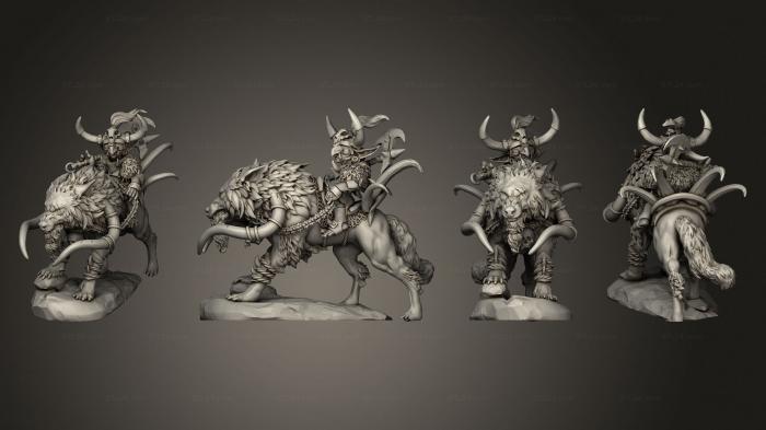 Figurines heroes, monsters and demons (COMMAND 2, STKM_4731) 3D models for cnc