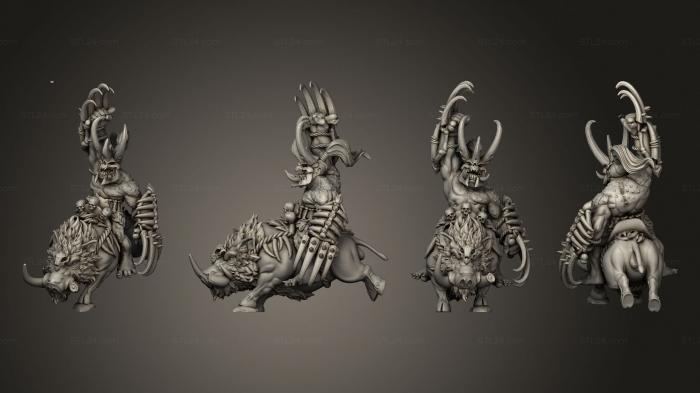 Figurines heroes, monsters and demons (COMMAND, STKM_4733) 3D models for cnc