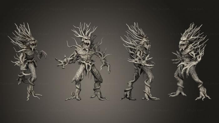 Figurines heroes, monsters and demons (Corrupted Treant Huge, STKM_4751) 3D models for cnc