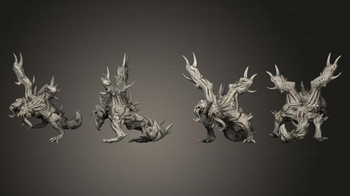 Figurines heroes, monsters and demons (Cosmic Horror Nyzho Creeper B, STKM_4755) 3D models for cnc