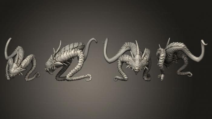 Figurines heroes, monsters and demons (Cosmic Horror Vhelped, STKM_4756) 3D models for cnc