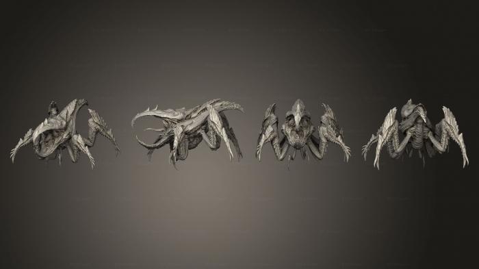 Figurines heroes, monsters and demons (Crazied Arthro 07, STKM_4777) 3D models for cnc