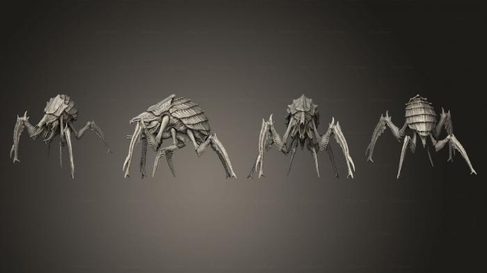 Figurines heroes, monsters and demons (Crazied Arthro 11, STKM_4781) 3D models for cnc
