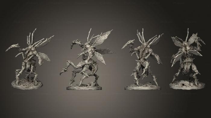 Статуэтки герои, монстры и демоны (Обжигатели 01, STKM_4794) 3D модель для ЧПУ станка