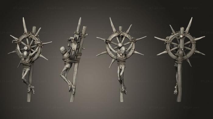 Статуэтки герои, монстры и демоны (Жертва крестового похода 3 001, STKM_4816) 3D модель для ЧПУ станка