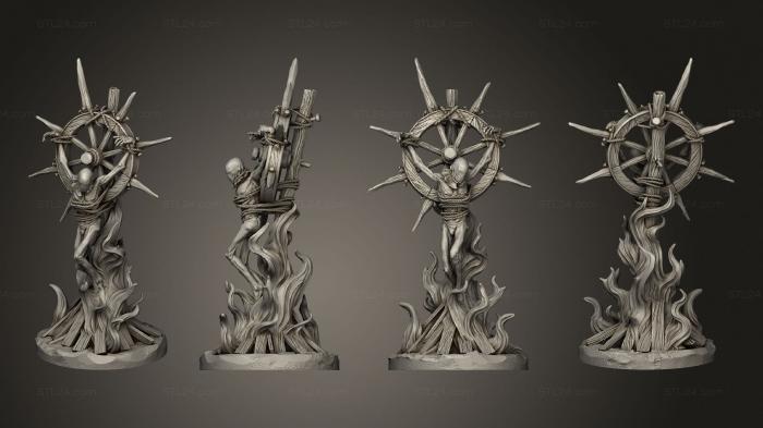 Figurines heroes, monsters and demons (Crusade Victim 3 002, STKM_4817) 3D models for cnc