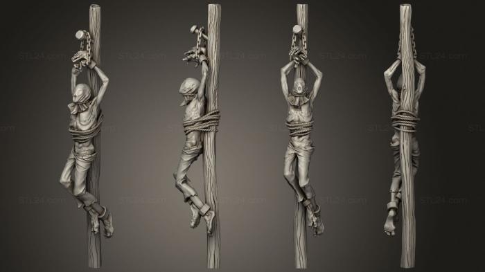 Figurines heroes, monsters and demons (Crusade Victim 4 001, STKM_4818) 3D models for cnc