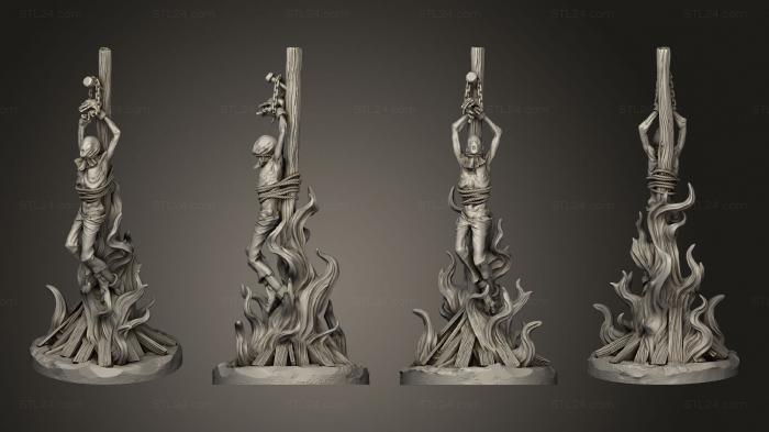 Figurines heroes, monsters and demons (Crusade Victim 4 002, STKM_4819) 3D models for cnc
