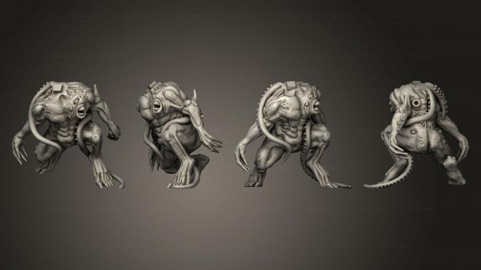Figurines heroes, monsters and demons (Cthulhu Body 01, STKM_4830) 3D models for cnc