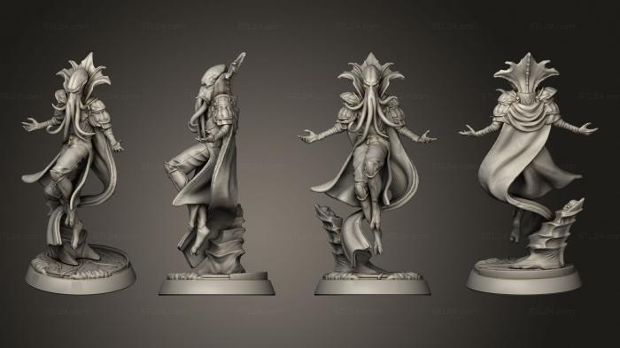 Figurines heroes, monsters and demons (Cthulhufolk, STKM_4834) 3D models for cnc
