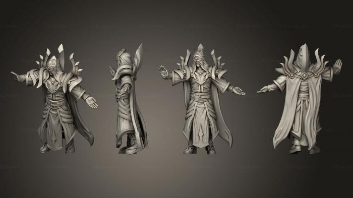 Figurines heroes, monsters and demons (Cult Leader Pose 01 V 2, STKM_4841) 3D models for cnc