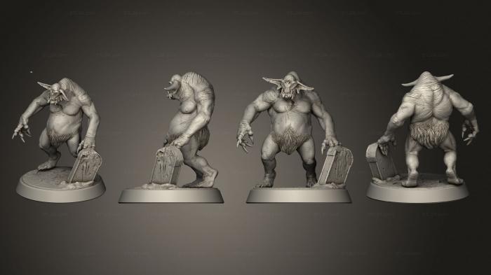 Figurines heroes, monsters and demons (Cult of Hunger Dretch, STKM_4846) 3D models for cnc